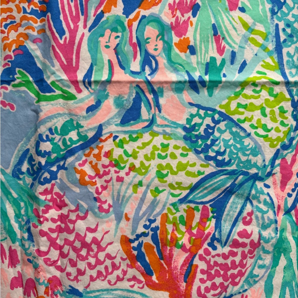 Lilly Pulitzer for Pottery Barn mermaid sheets twin - Picture 3 of 6